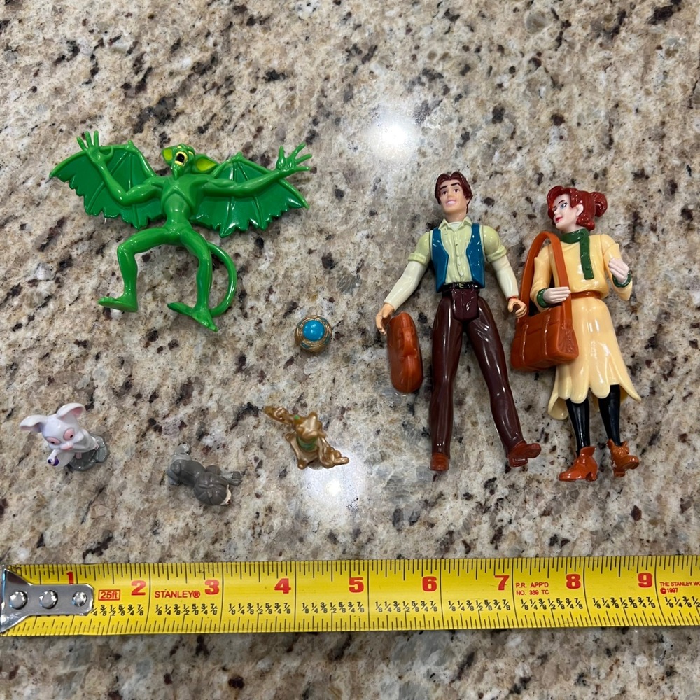 Vintage 1997 Galoob Anastasia Movie Action Figure Lot Dimitri Bartok Pooka 90s